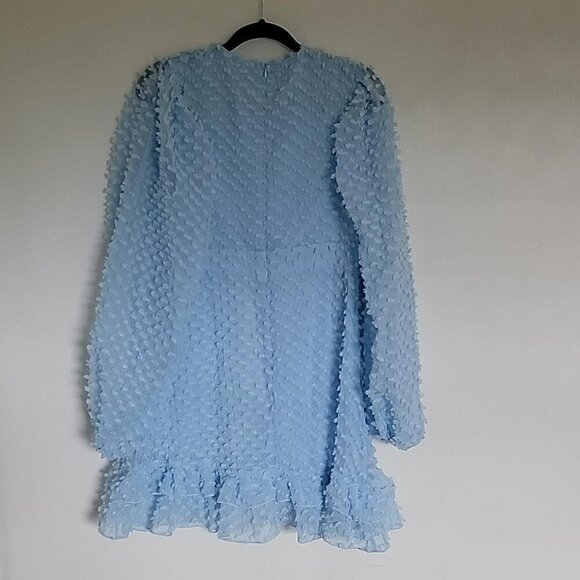 Missord Blue Lantern Sleeves Dress Size XL - Picture 5 of 7